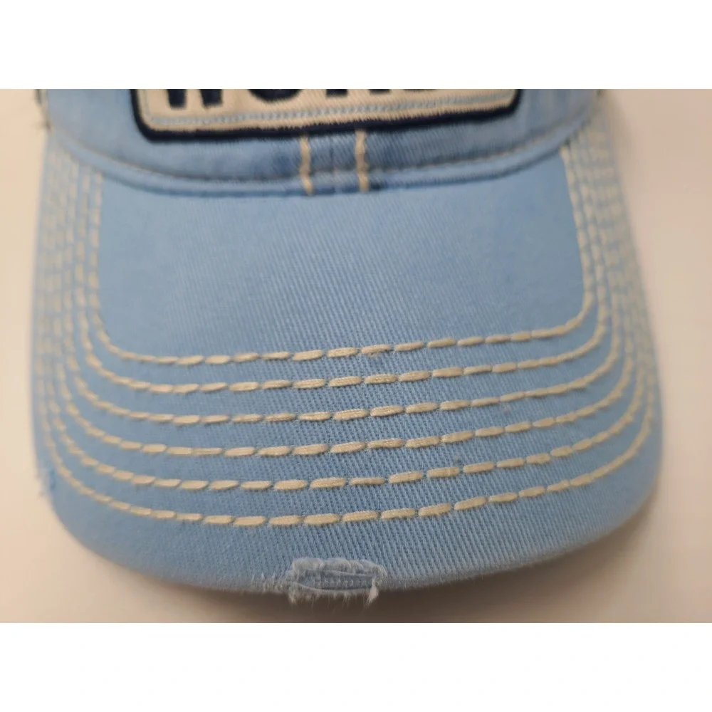2017 Epcot International Food & Wine Festival Disney Distressed Hat Cap Men Blue